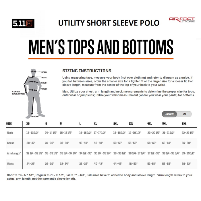 5.11 UTILITY SHORT SLEEVE POLO