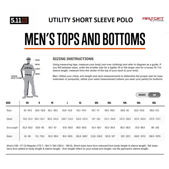 5.11 UTILITY SHORT SLEEVE POLO
