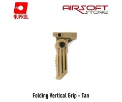 NUPROL Folding Vertical Grip - Tan
