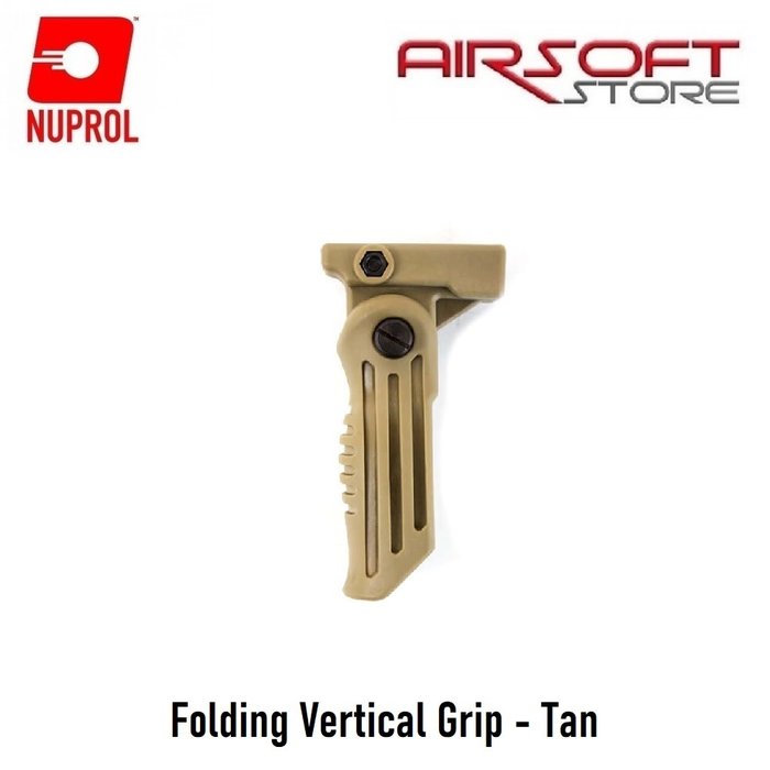 NUPROL Folding Vertical Grip - Tan