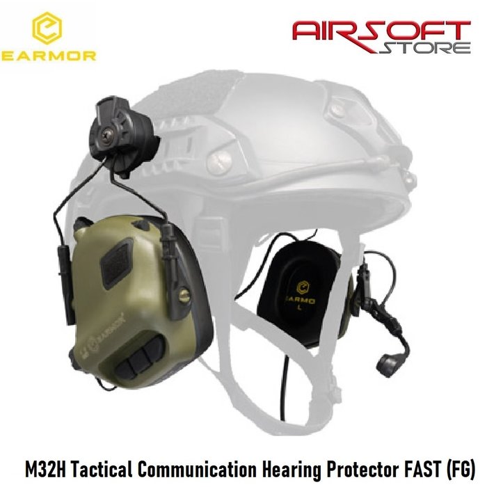 Earmor M32H Tactical Communication Hearing Protector FAST (FG)