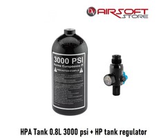 HPA Tank 0.8L 3000 psi + HP tank regulator
