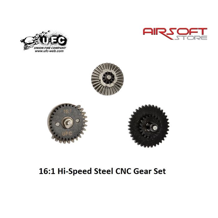 Union Fire 16:1 Hi-Speed Steel CNC Gear Set