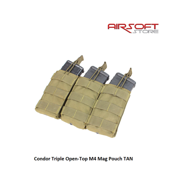 CONDOR Condor Triple Open-Top M4 Mag Pouch
