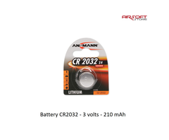 Battery CR 2032 - 3 volts - 210 mAh