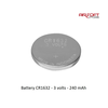 Battery CR1632 - 3 volts - 240 mAh