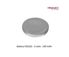 Battery CR1632 - 3 volts - 240 mAh