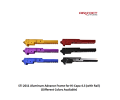 Gunsmith Bros STI 2011 Aluminum Advance Frame for Hi-Capa 4.3 (with Rail)