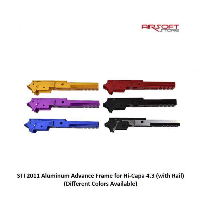 Gunsmith Bros STI 2011 Aluminum Advance Frame for Hi-Capa 4.3 (with Rail)