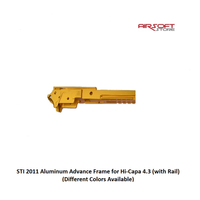Gunsmith Bros STI 2011 Aluminum Advance Frame for Hi-Capa 4.3 (with Rail)
