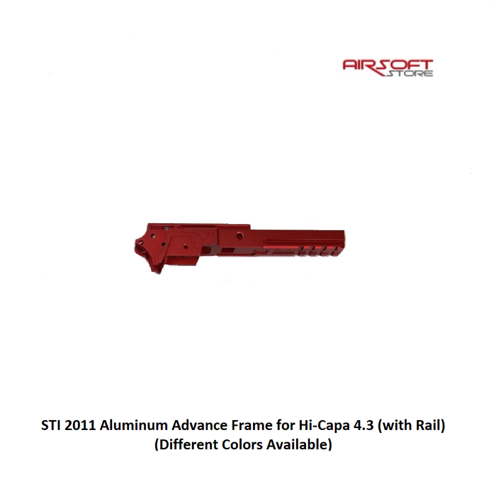 Gunsmith Bros STI 2011 Aluminum Advance Frame for Hi-Capa 4.3 (with Rail)