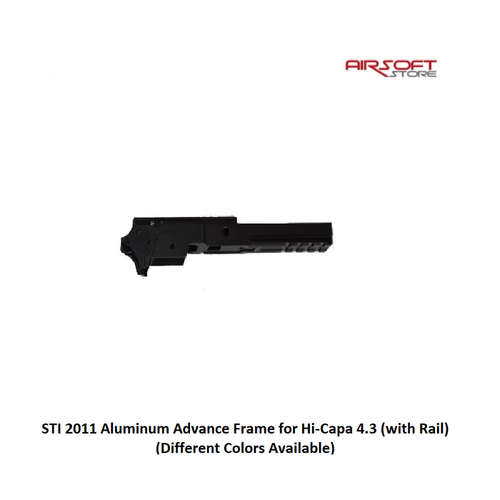Gunsmith Bros STI 2011 Aluminum Advance Frame for Hi-Capa 4.3 (with Rail)