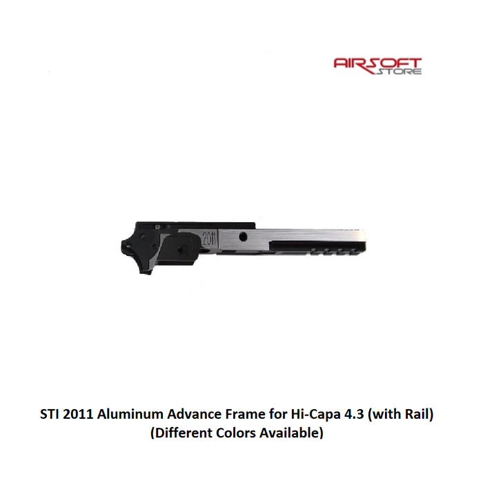 Gunsmith Bros STI 2011 Aluminum Advance Frame for Hi-Capa 4.3 (with Rail)