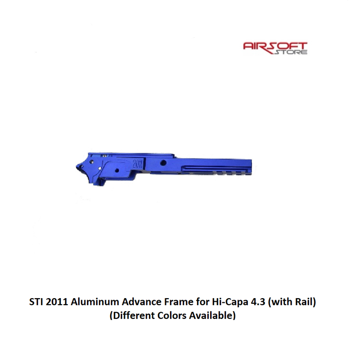 Gunsmith Bros STI 2011 Aluminum Advance Frame for Hi-Capa 4.3 (with Rail)