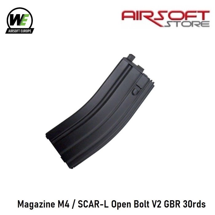 WE (Wei Tech) Magazine M4 / SCAR-L Open Bolt V2 GBR 30rds