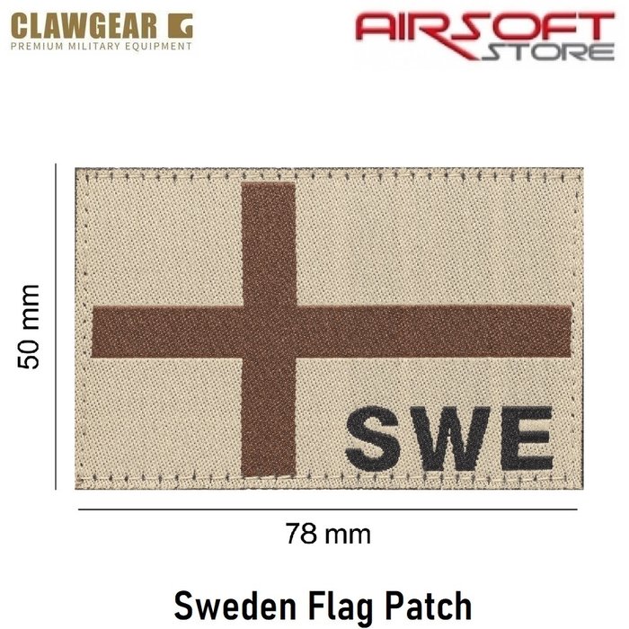 CLAWGEAR Sweden Flag Patch