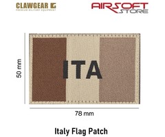 CLAWGEAR Italy Flag Patch