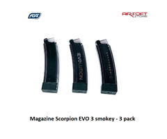 ASG Magazine Scorpion EVO 3 smokey - 3 pack