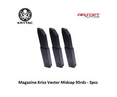 Krytac Magazine Kriss Vector Midcap 95rds - 3pcs