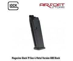 Glock Magazine Glock 19 Gen 4 Metal Version GBB Black