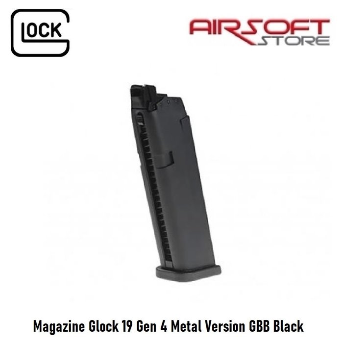 Glock Magazine Glock 19 Gen 4 Metal Version GBB Black