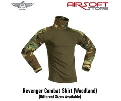 INVADER GEAR Revenger Combat Shirt (Woodland)