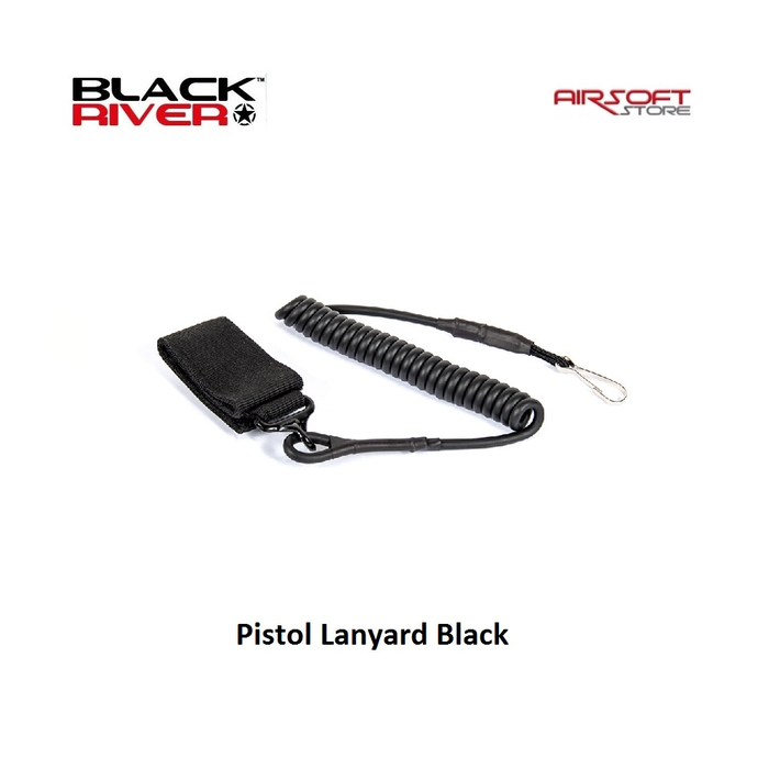 Black River Pistol Lanyard Black