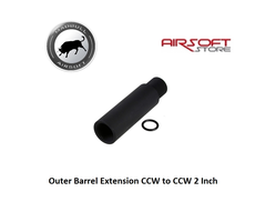 Madbull Outer Barrel Extension CCW to CCW 2 Inch