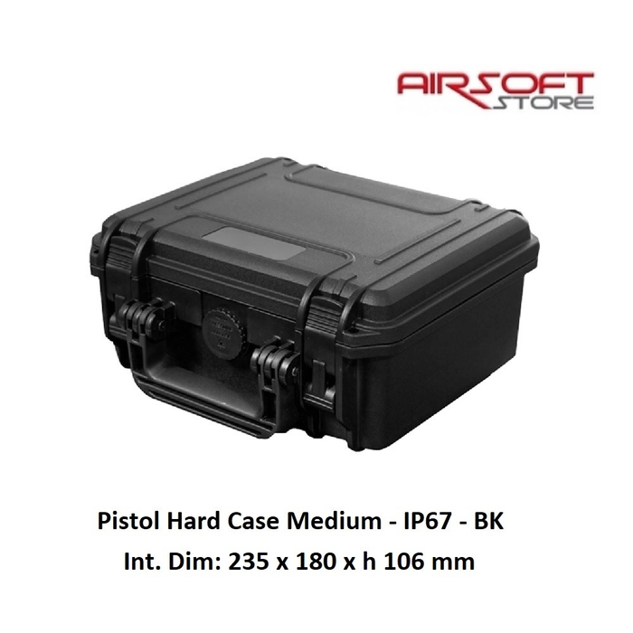 Pistol Hard Case Medium - IP67 - BK
