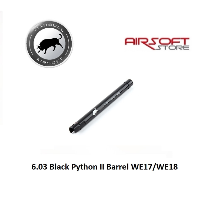 Madbull 6.03 Black Python II Barrel WE17/WE18
