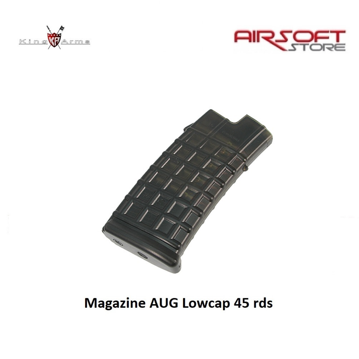 King Arms Magazine AUG Lowcap 45 rds - box of 5 single