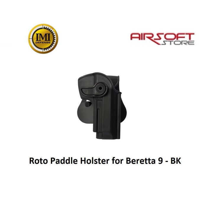 IMI Defense Roto Paddle Holster for Beretta 9 - BK