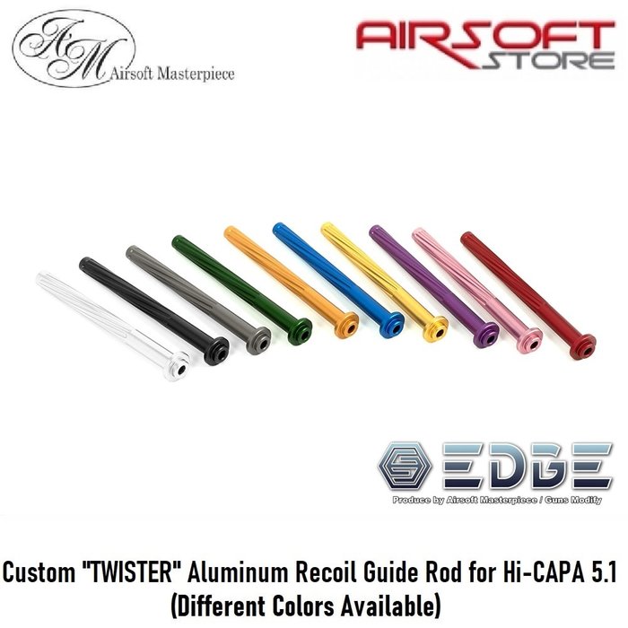 EDGE Custom "TWISTER" Aluminum Recoil Guide Rod for Hi-CAPA 5.1