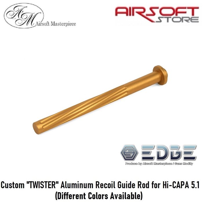 EDGE Custom "TWISTER" Aluminum Recoil Guide Rod for Hi-CAPA 5.1