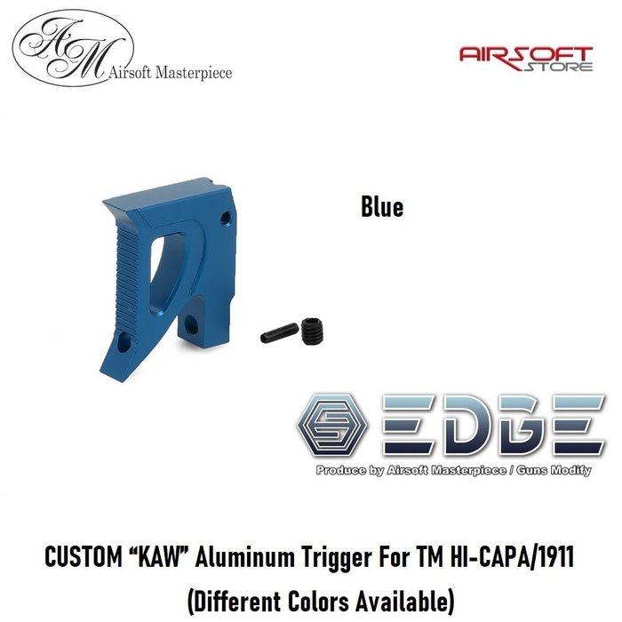 EDGE CUSTOM “KAW” Aluminum Trigger For TM HI-CAPA/1911