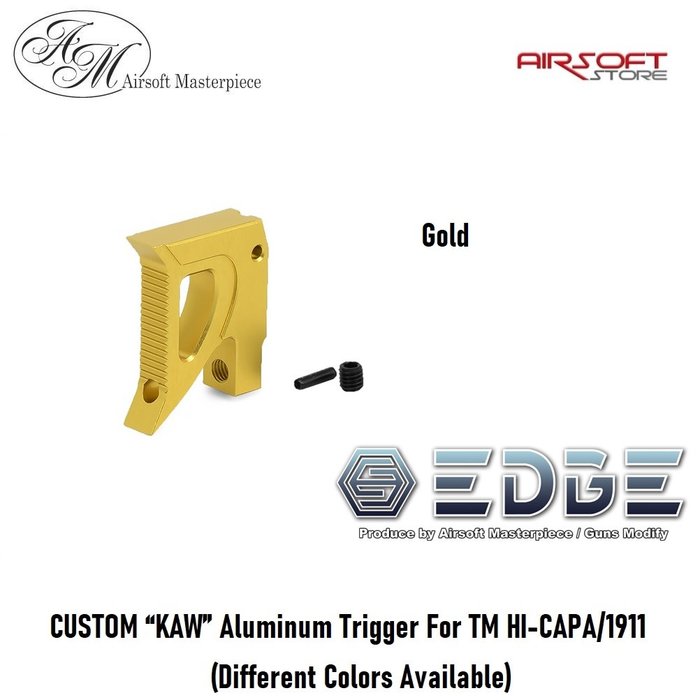 EDGE CUSTOM “KAW” Aluminum Trigger For TM HI-CAPA/1911