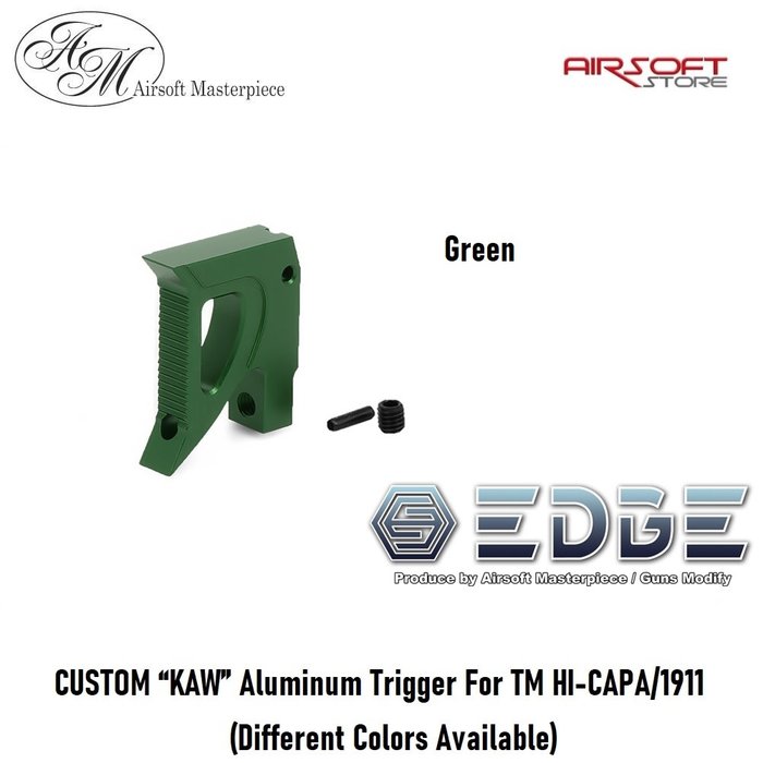 EDGE CUSTOM “KAW” Aluminum Trigger For TM HI-CAPA/1911