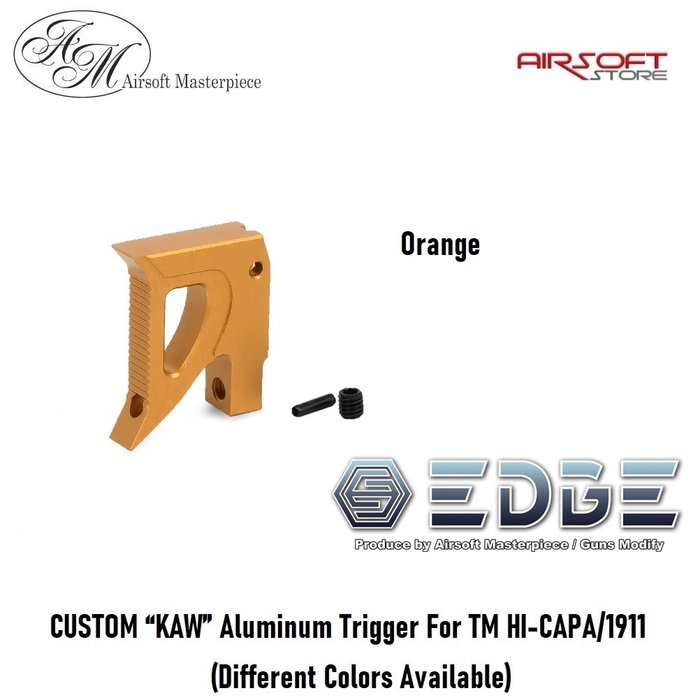 EDGE CUSTOM “KAW” Aluminum Trigger For TM HI-CAPA/1911