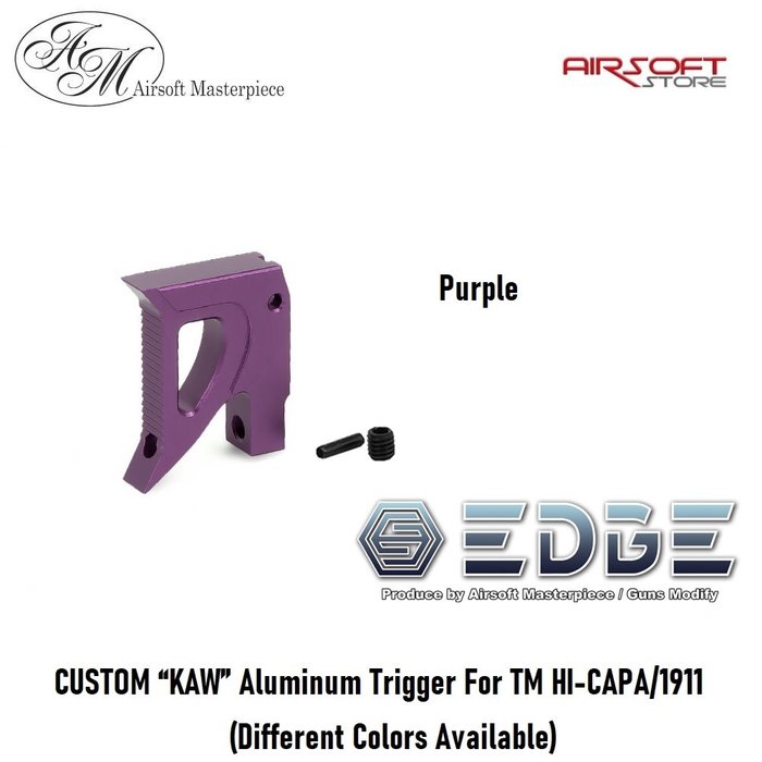 EDGE CUSTOM “KAW” Aluminum Trigger For TM HI-CAPA/1911
