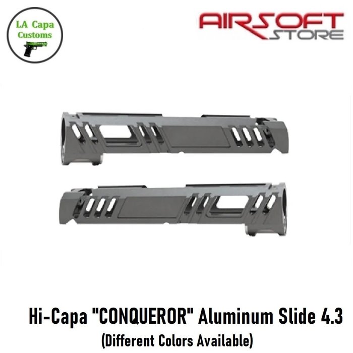 LA Capa Customs Hi-Capa "CONQUEROR" Aluminum Slide 4.3