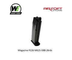 WE (Wei Tech) Magazine P226 MK25 GBB 26rds