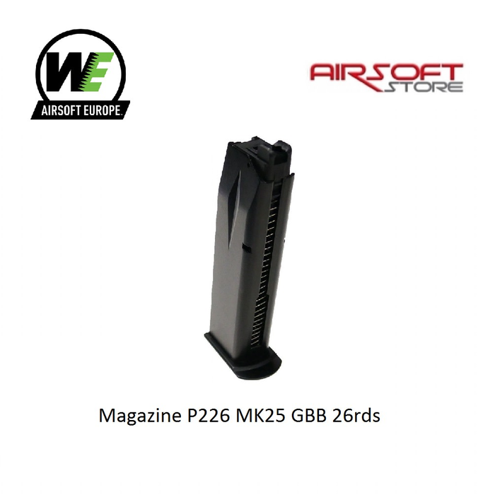 WE (Wei Tech) Magazine P226 MK25 GBB 26rds
