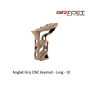 Angled Grip CNC Keymod - Long - DE