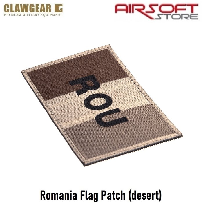 CLAWGEAR Romania Flag Patch (desert)