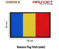 CLAWGEAR Romania Flag Patch (color)