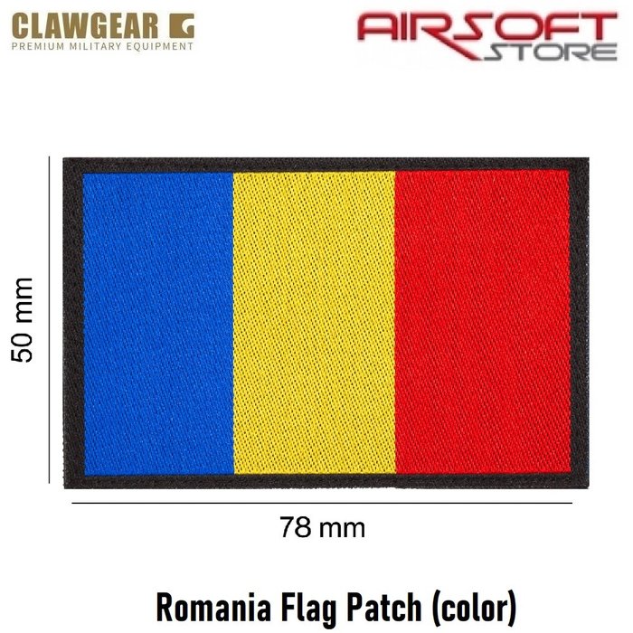 CLAWGEAR Romania Flag Patch (color)