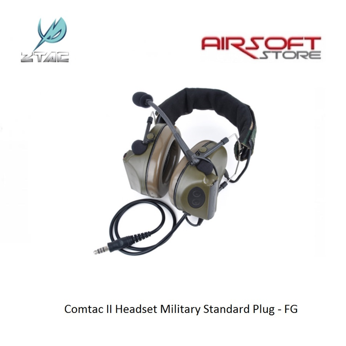 Z-Tactical Comtac II Headset Military Standard Plug - FG
