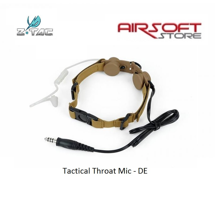 Z-Tactical Tactical Throat Mic - DE