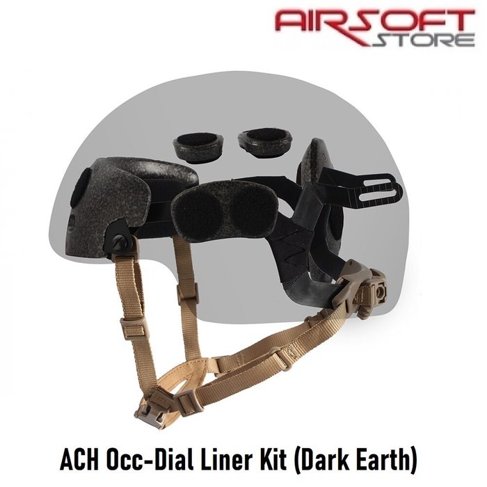 FMA ACH Occ-Dial Liner Kit (Dark Earth)