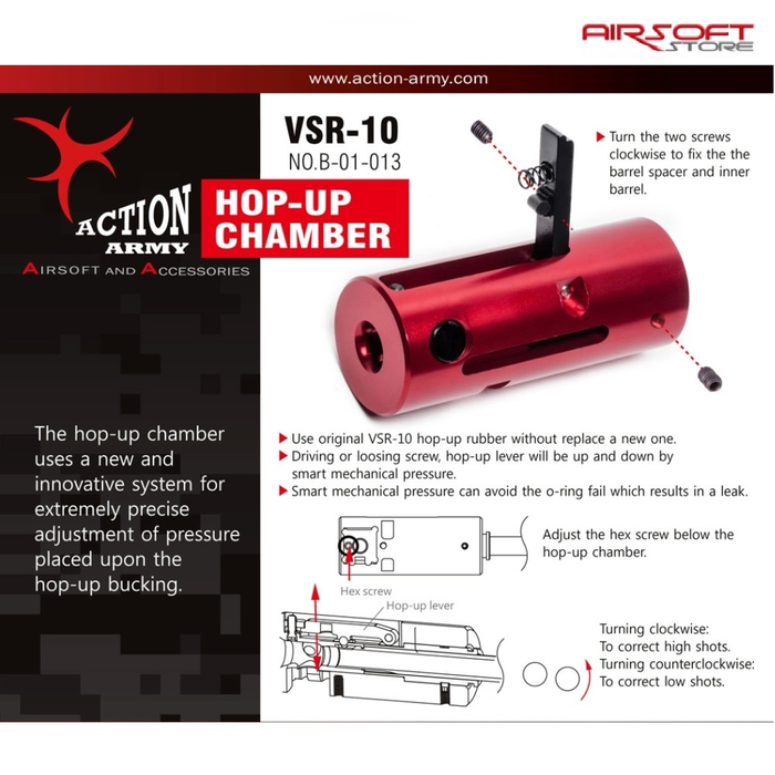 Action Army VSR10 Hop up Chamber